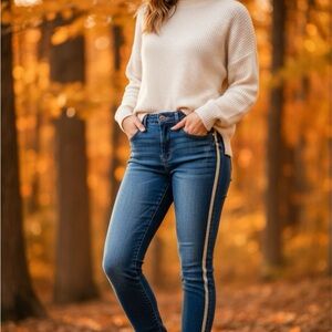 Classic Blue Skinny Jeans for Women size 28